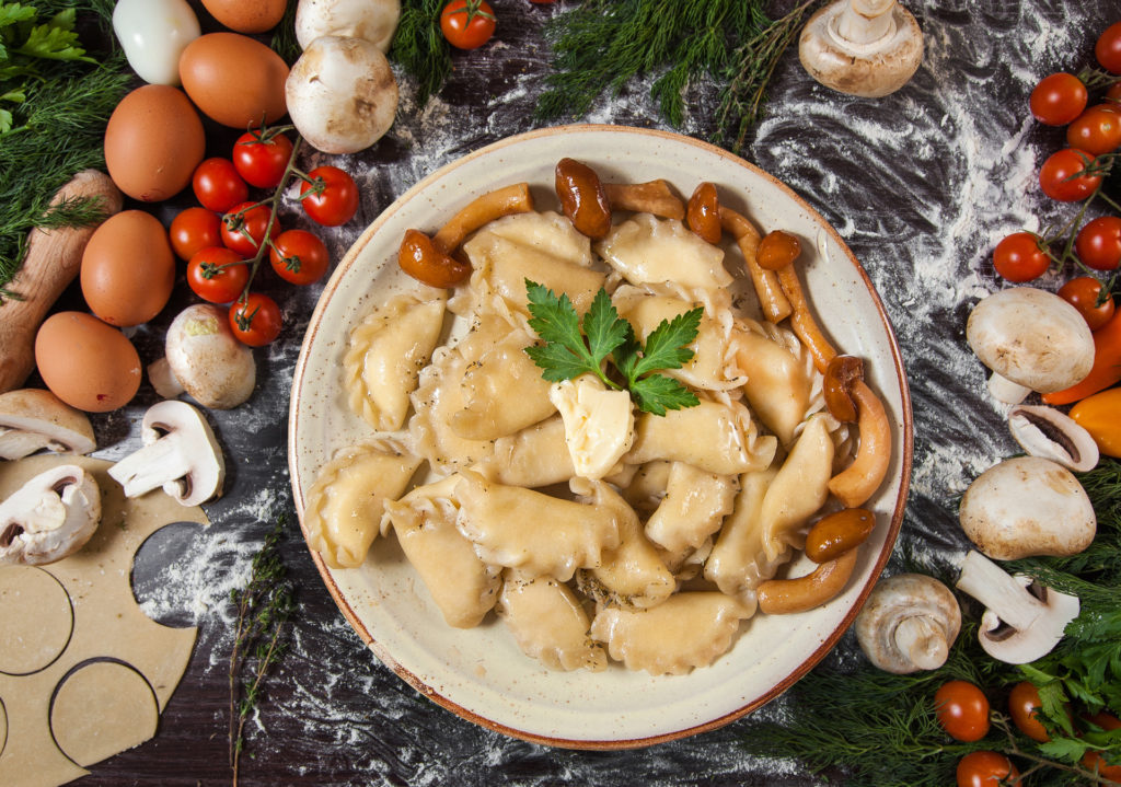 Вареники с картошкой и грибами рецепт с фото пошагово в домашних условиях