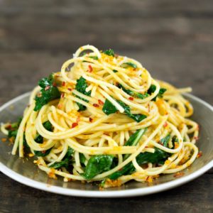 Спагетти в ореховом соусе