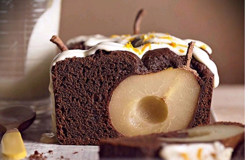 Грушевый пирог с шоколадом энди шеф