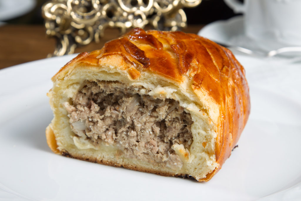 Кулебяка с мясом рецепт с фото пошаговый