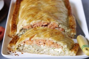 Пирог с рыбой — простой и быстрый рецепт